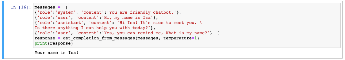 Screenshot of a conversation for more information using friendly chatbot